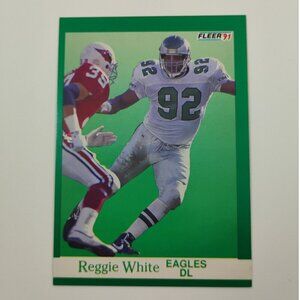 Reggie White 1991 Fleer #336 Football Philadelphia Eagles